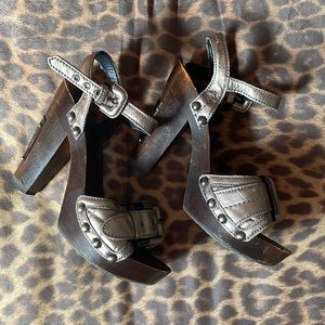 Burberry Wooden Heels